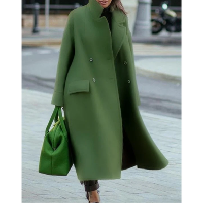 Damen Lange Winter Warme Mantel | Trench
