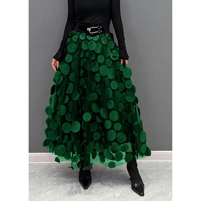 Damen A Linie Midi Rock | Elegante