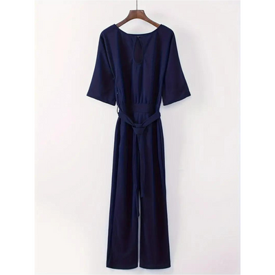 Damen Elegante Jumpsuit | Weites Bein