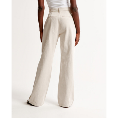 Damen Weite Beine Hosen | Hohe Taille