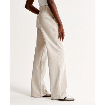 Damen Weite Beine Hosen | Hohe Taille