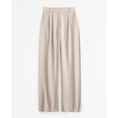 Damen Weite Beine Hosen | Hohe Taille