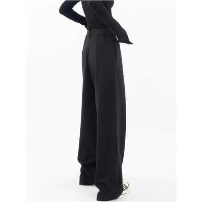 Damen Asymmetrische Weite Hosen | Hohe Taille