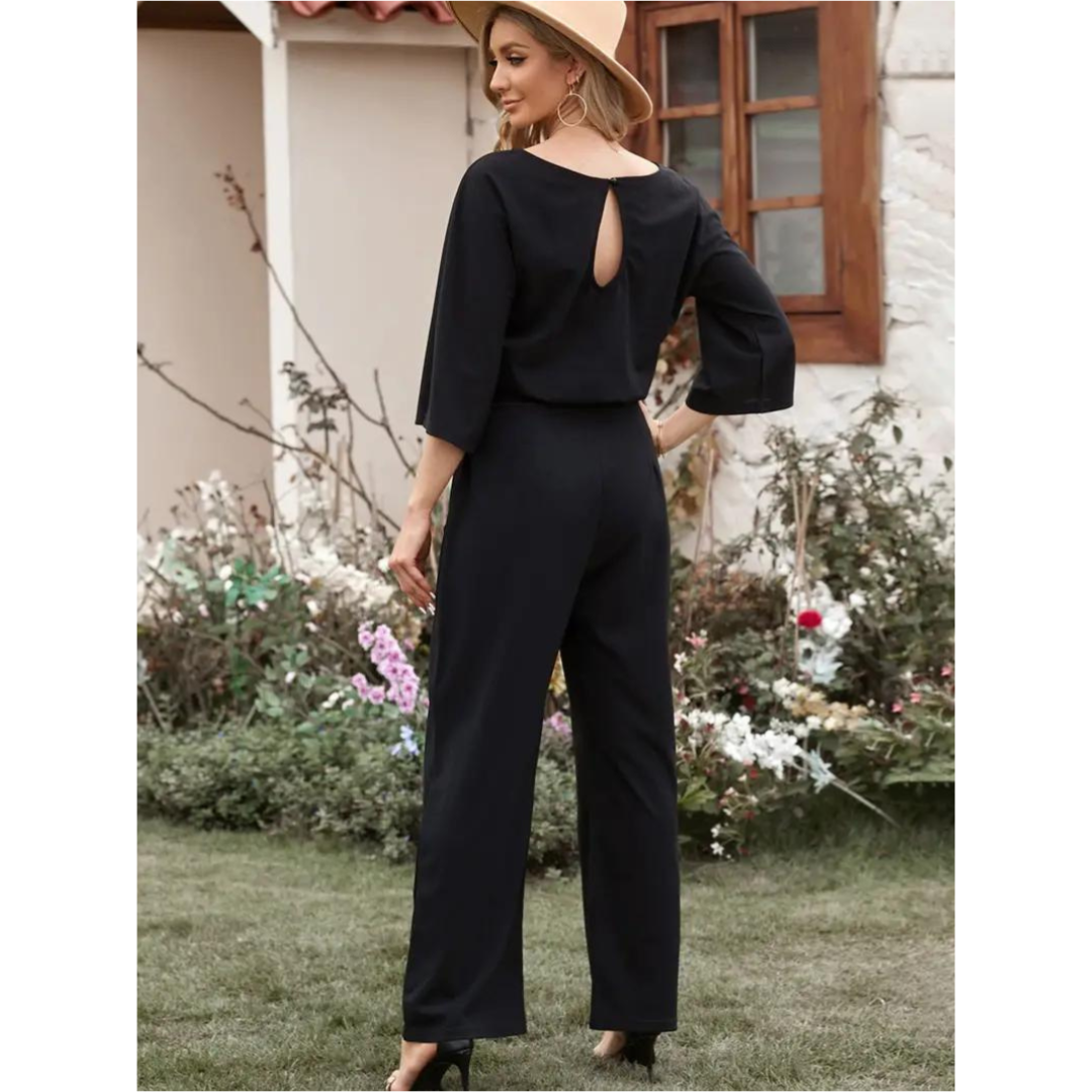 Damen Elegante Jumpsuit | Weites Bein