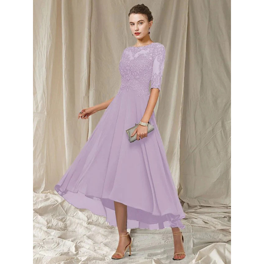 Damen Elegante Eine Linie Kleid | Midi