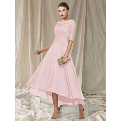 Damen Elegante Eine Linie Kleid | Midi