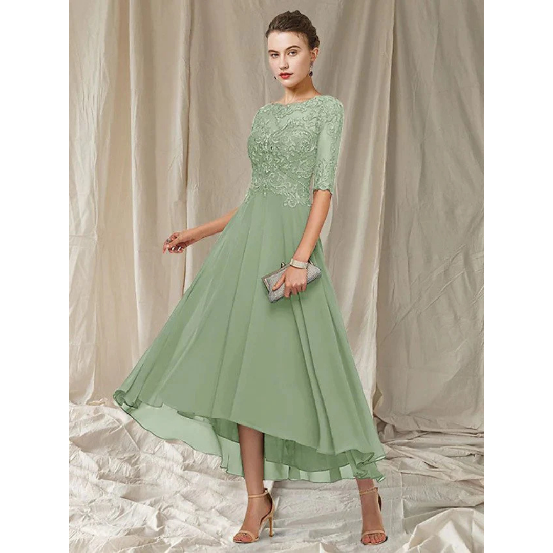 Damen Elegante Eine Linie Kleid | Midi