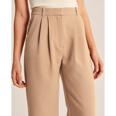 Damen Weite Beine Hosen | Hohe Taille