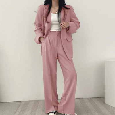 Damen Modischer Zweiteiliger Set | Arbeitskleidung