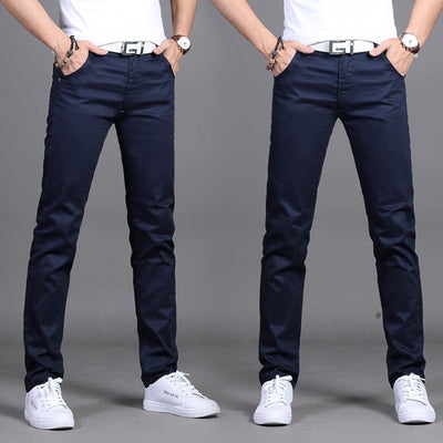 Herren Schlanke Passform Stretch Jeans | Stilvoll
