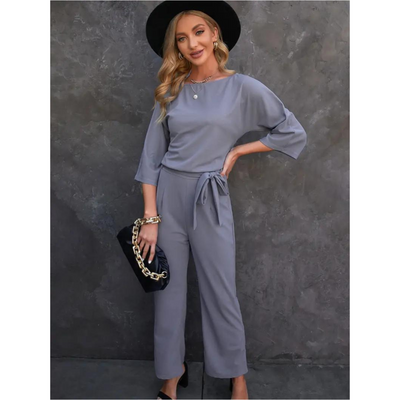 Damen Elegante Jumpsuit | Weites Bein