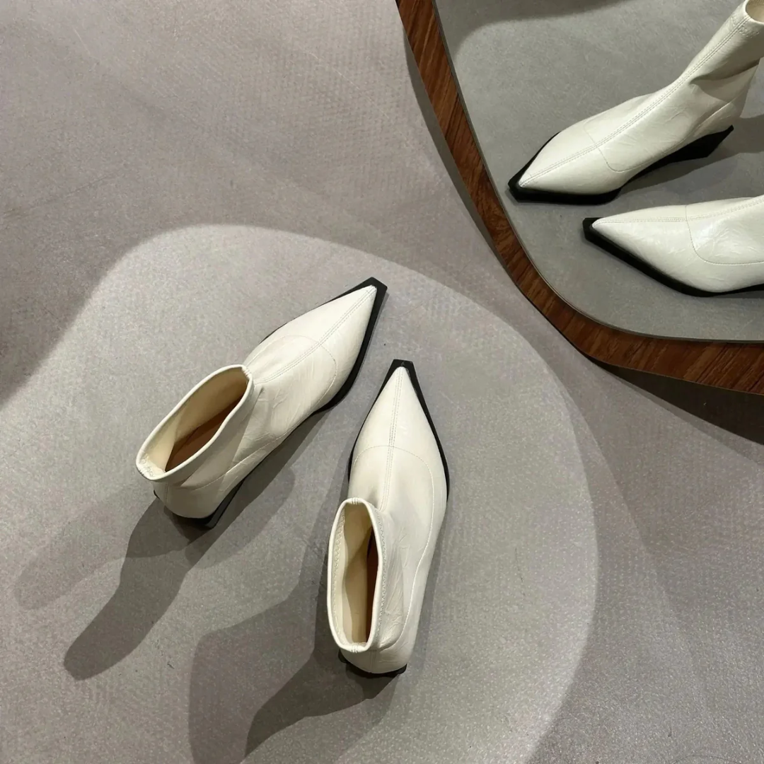 Damen Spitzer Zehe Stiefeletten | Elegante