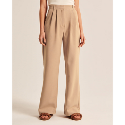 Damen Weite Beine Hosen | Hohe Taille