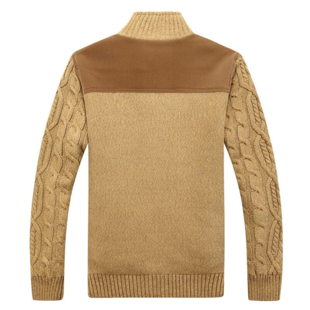 Herren Winter Langarm Strick Strickjacke | Warme