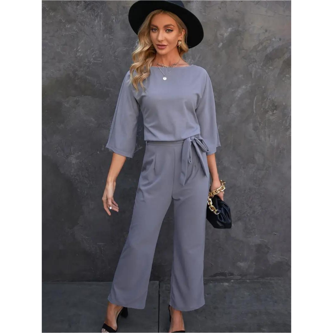 Damen Elegante Jumpsuit | Weites Bein