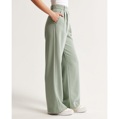 Damen Weite Beine Hosen | Hohe Taille