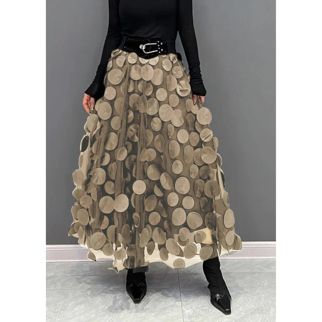 Damen A Linie Midi Rock | Elegante