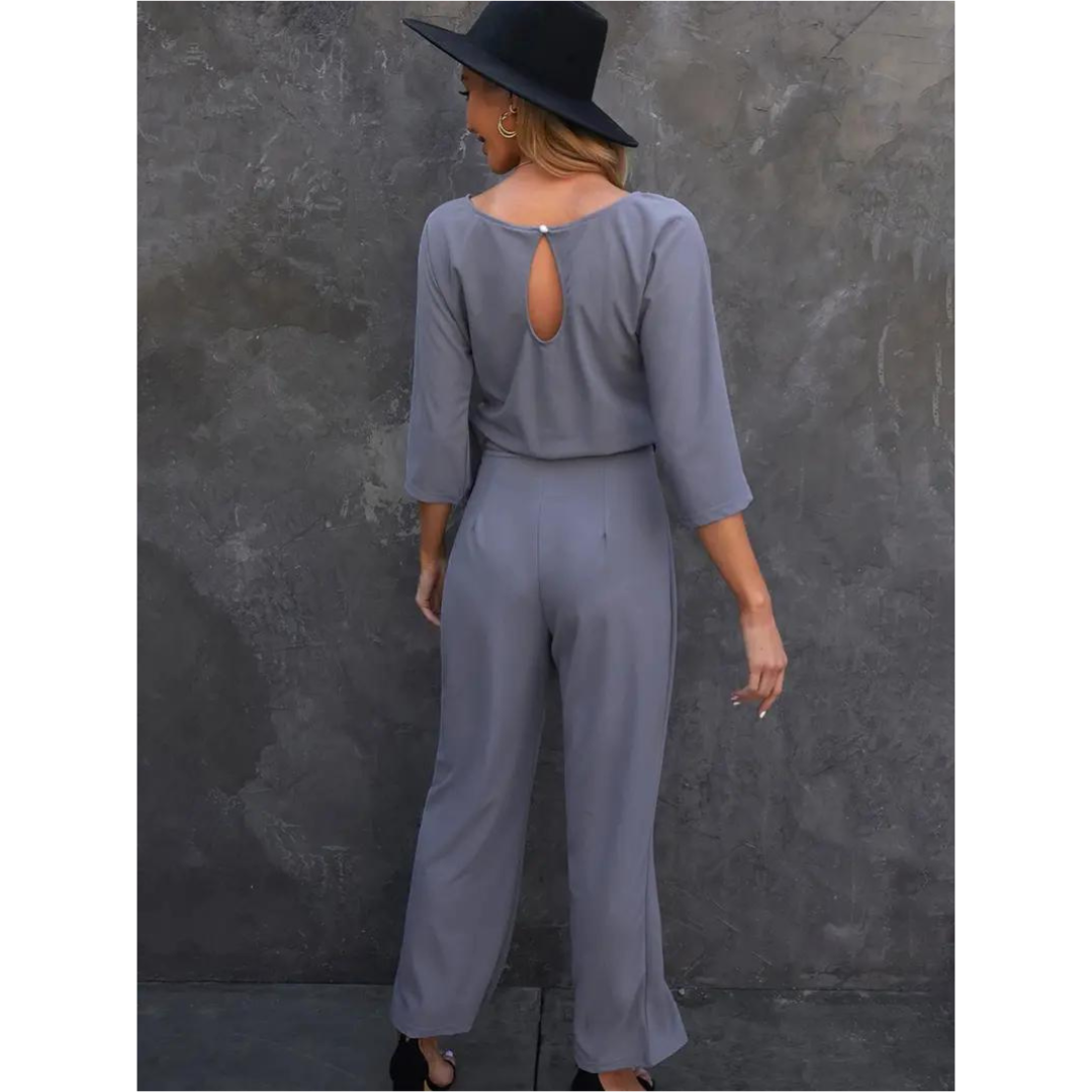 Damen Elegante Jumpsuit | Weites Bein