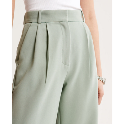 Damen Weite Beine Hosen | Hohe Taille