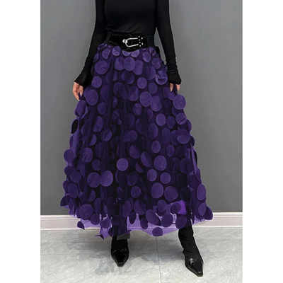 Damen A Linie Midi Rock | Elegante