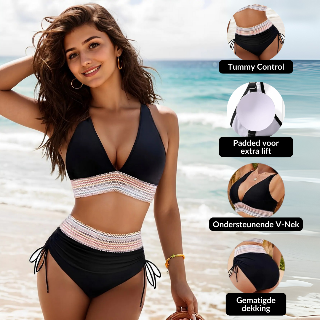 Noor – Bikini-Set mit Hoher Taille
