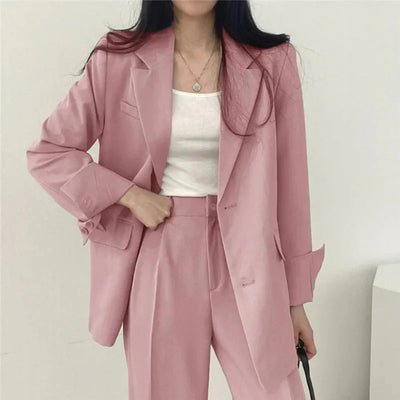 Damen Modischer Zweiteiliger Set | Arbeitskleidung